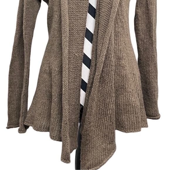 Wooden Ships Wool Mohair Open Front Forest Fairy Boho Lagenlook Cardigan - Picture 5 of 10